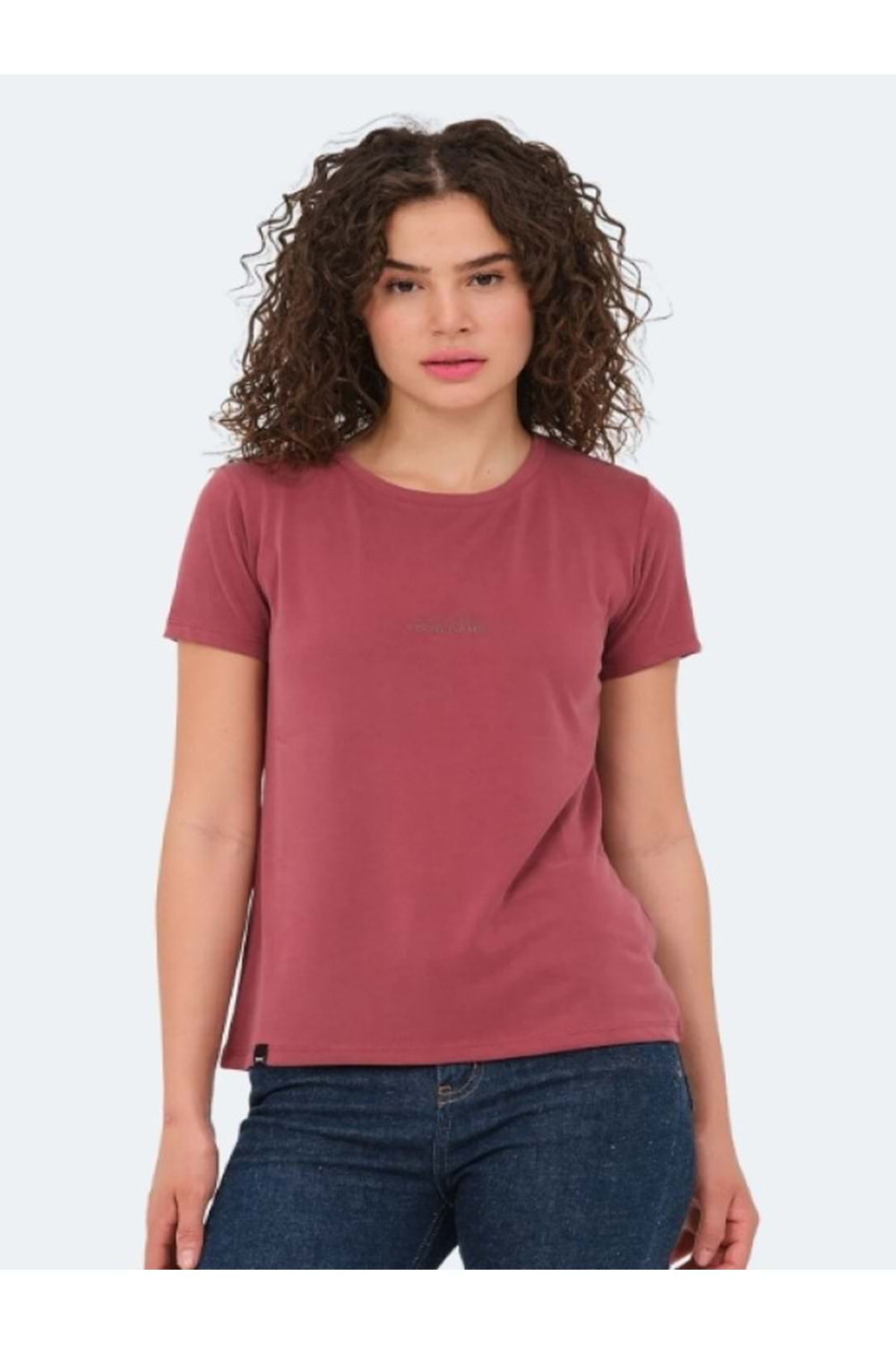Slazenger Paytons Kadın Kısa Kol T-shirt - Slazenger - Bordo - ST00107-Bordo-XL