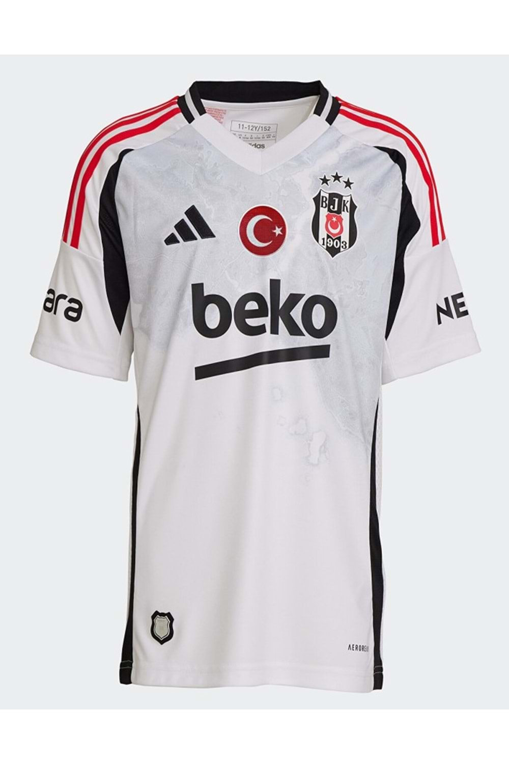 Beşiktaş B00144 Çocuk 3.cü Jr Forma 2024-2025 - Beşiktaş - Beyaz - ST00144-Beyaz-176