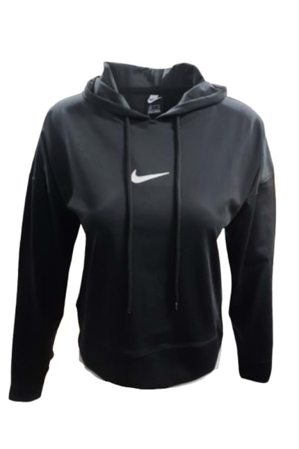 Nike 0734 Kadın Kapişonlu Crop Dalgıç Sweatshirt - Siyah - ST00161-Siyah-S