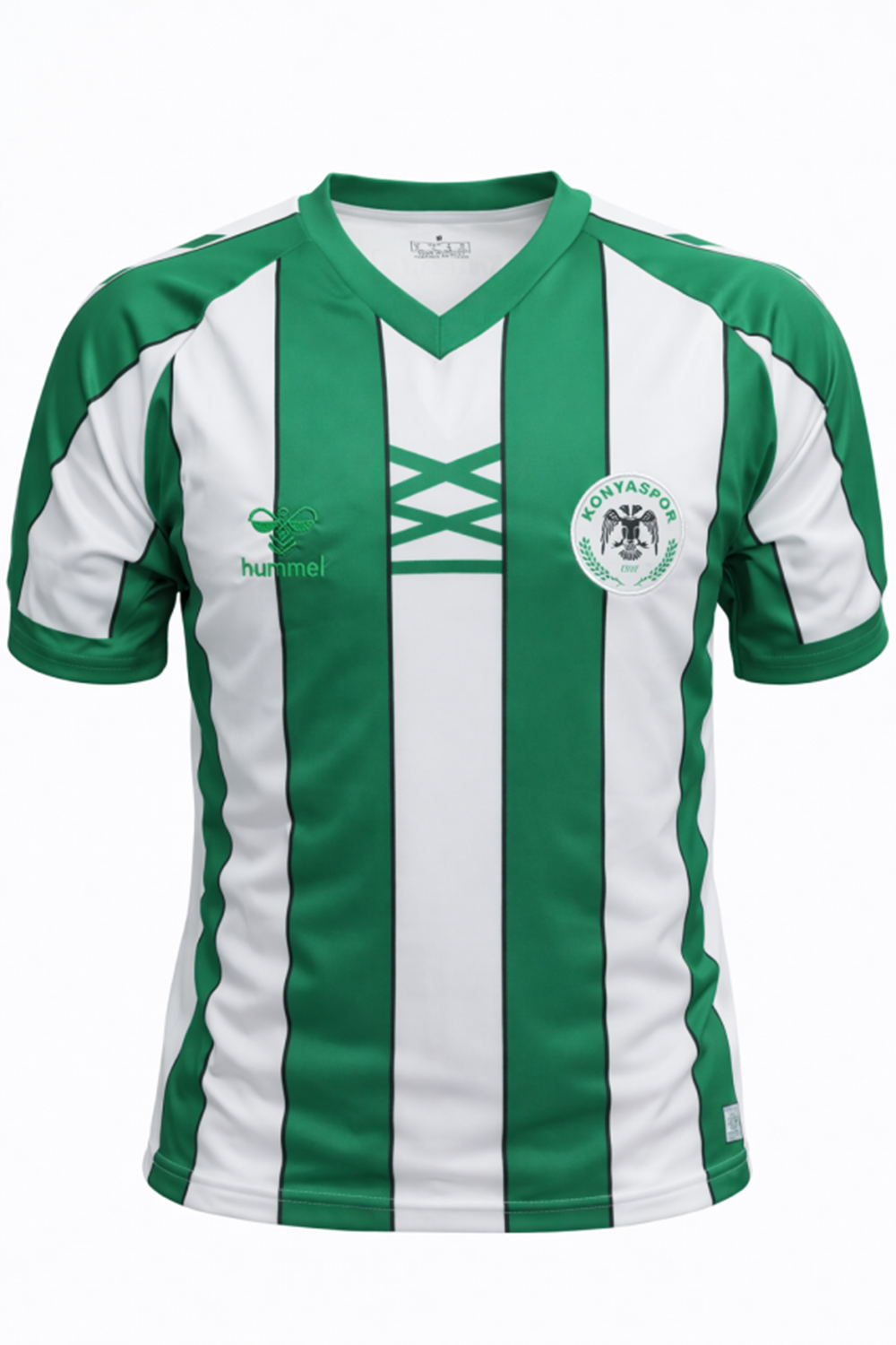 Konyaspor K00194 Çubuklu İç Saha Forması 2025/2026 - Beyaz - ST00194-Beyaz-L