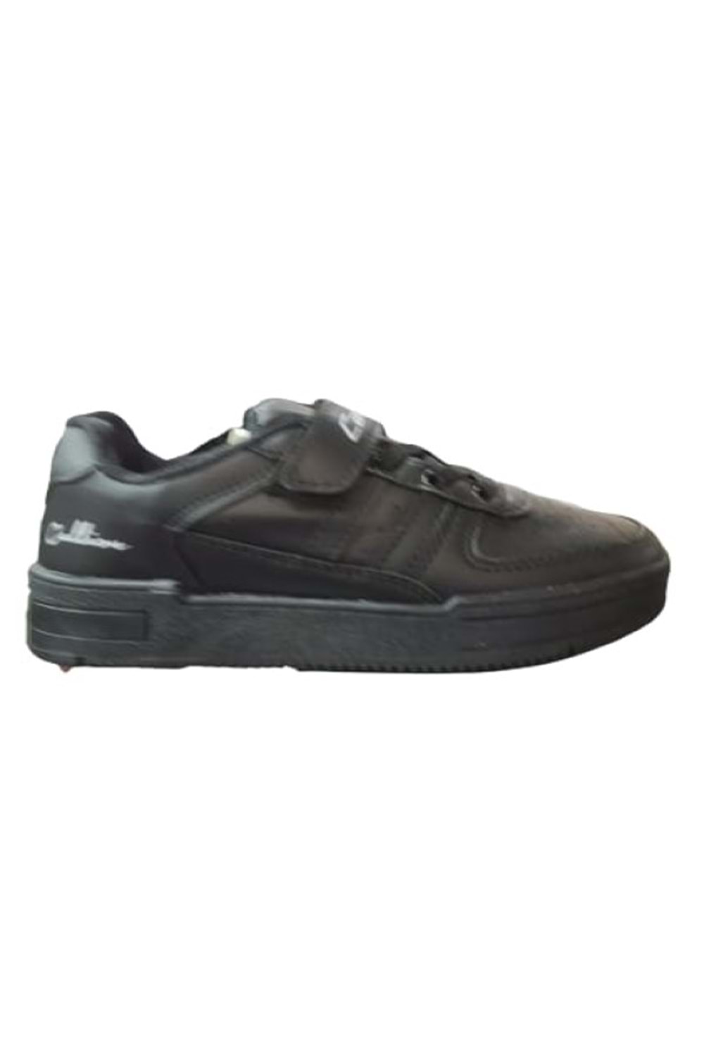Callion Çocuk Erkek Cırtlı Bağcıklı Sneakers Spor Ayakkabı C-00235 - Siyah