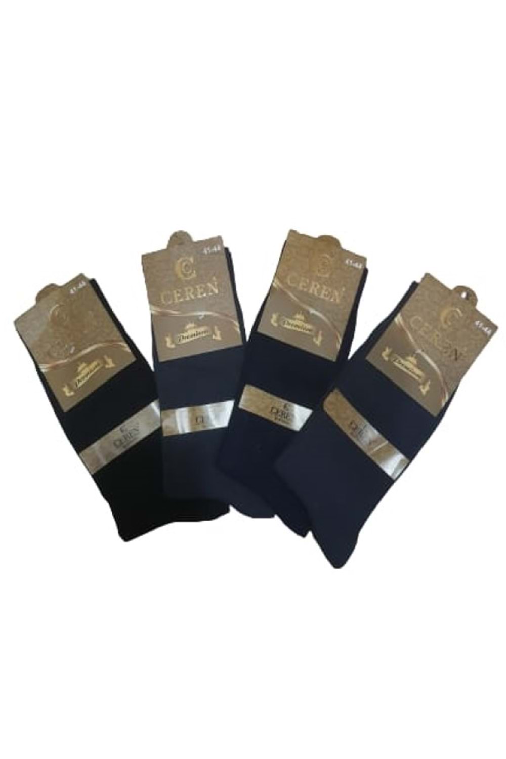 Ceren Erkek Bambu Premium Classic Çorap (4 Adet) C 00274 - Karışık Renkli - 41-44