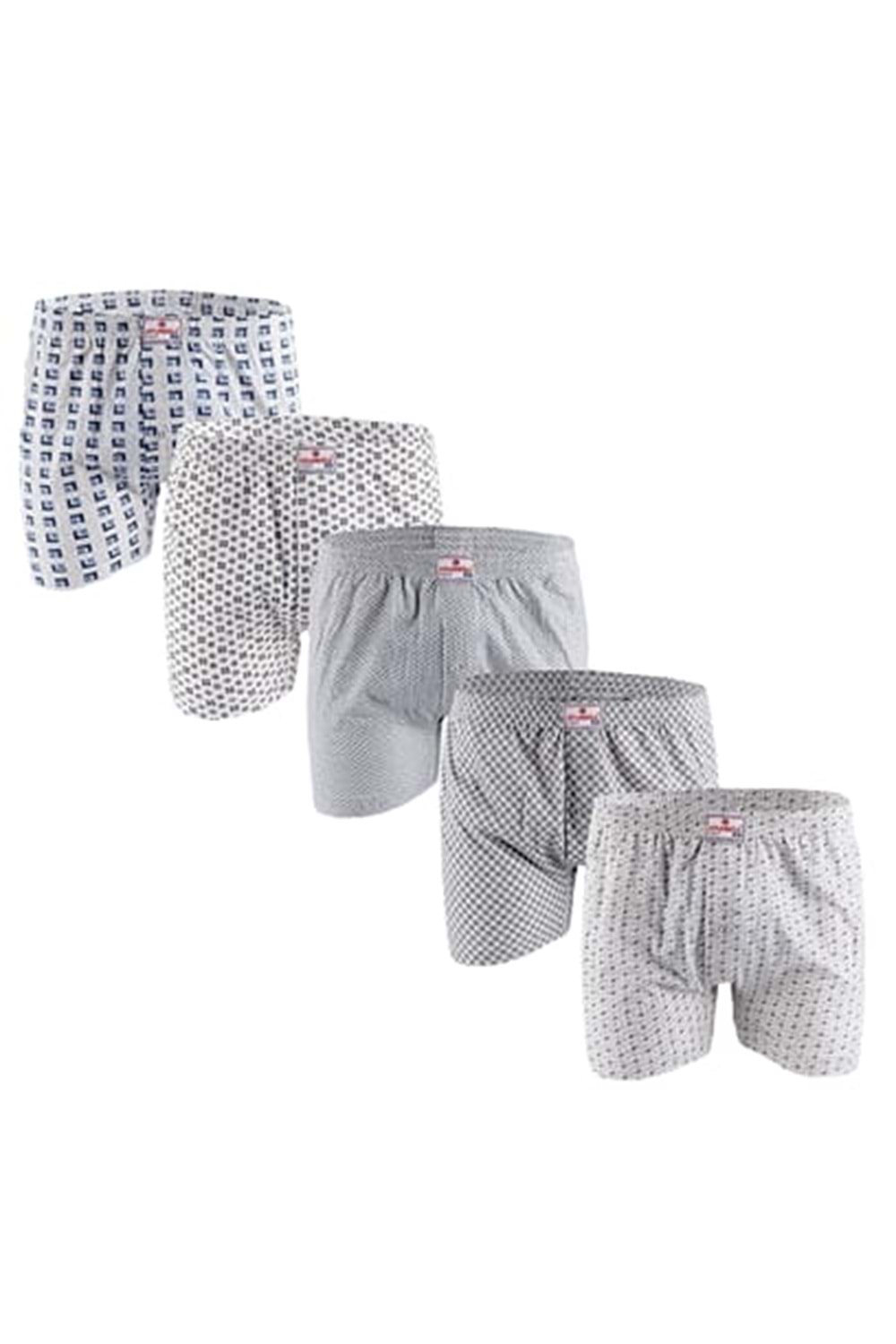 Ceylanoğlu C031 Erkek Empirme Boxer 031 (4 Paket) - Desenli - 4XL