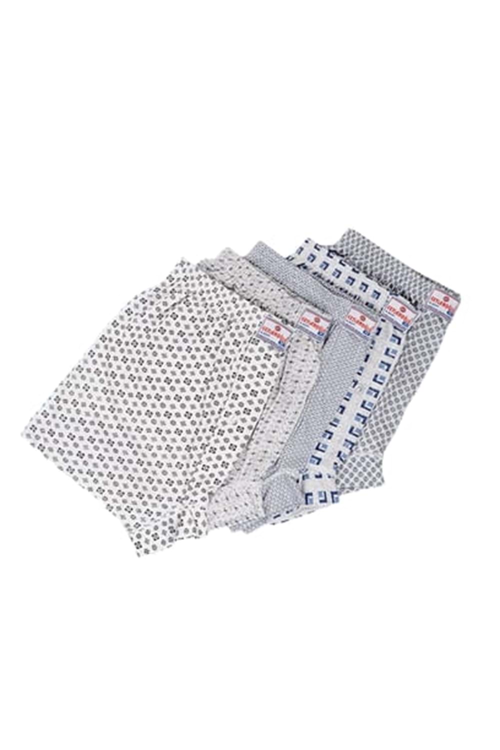 Ceylanoğlu C031 Erkek Empirme Boxer 031 (4 Paket) - Desenli - 4XL
