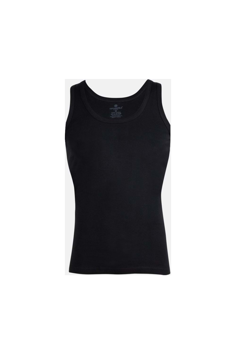 Ceylanoğlu Ribana Erkek Atlet 023 (2 Paket) - Siyah - XXL