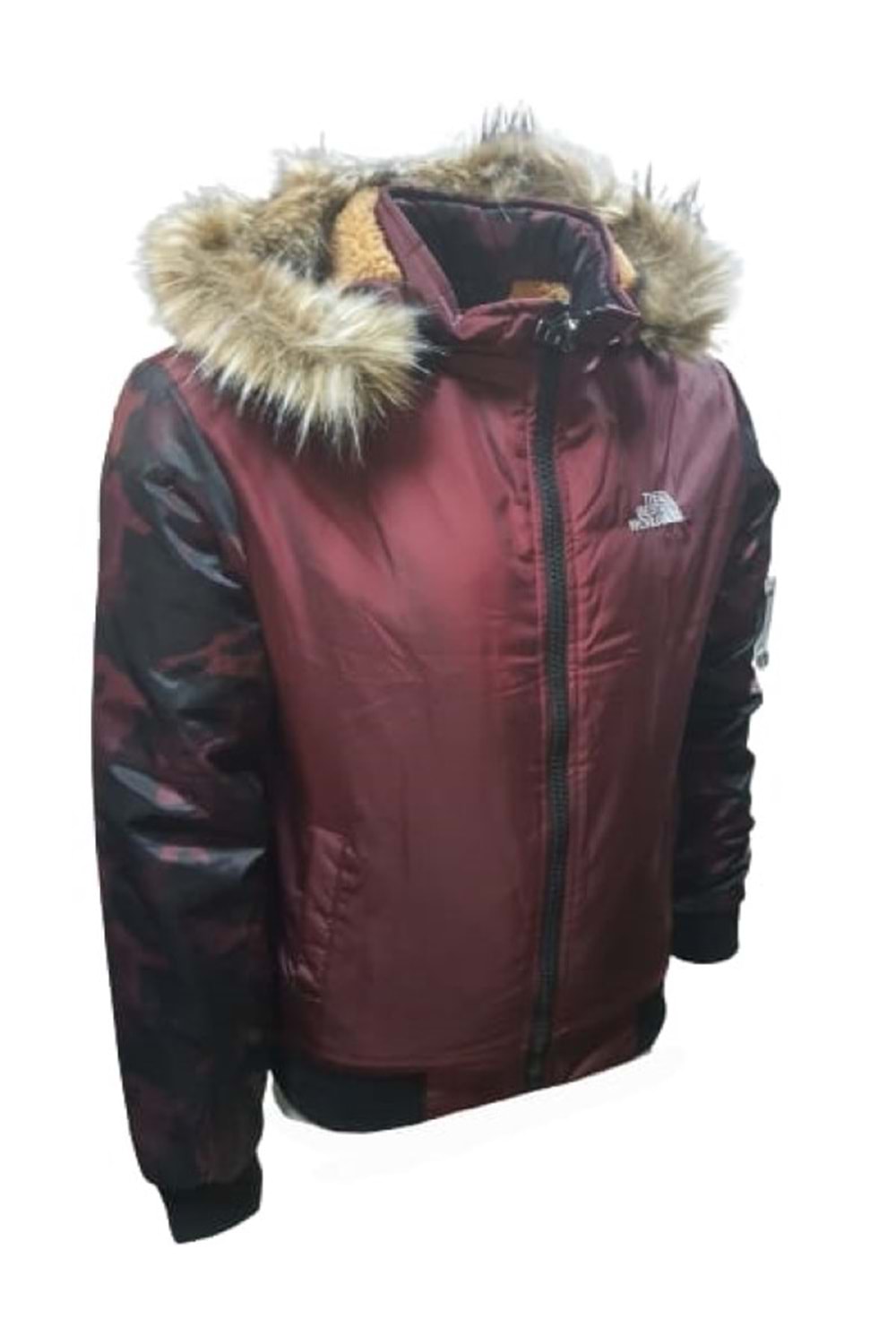 Doxger The Best World Erkek Kürklü Mont 6053 - 6053 - Bordo - XL