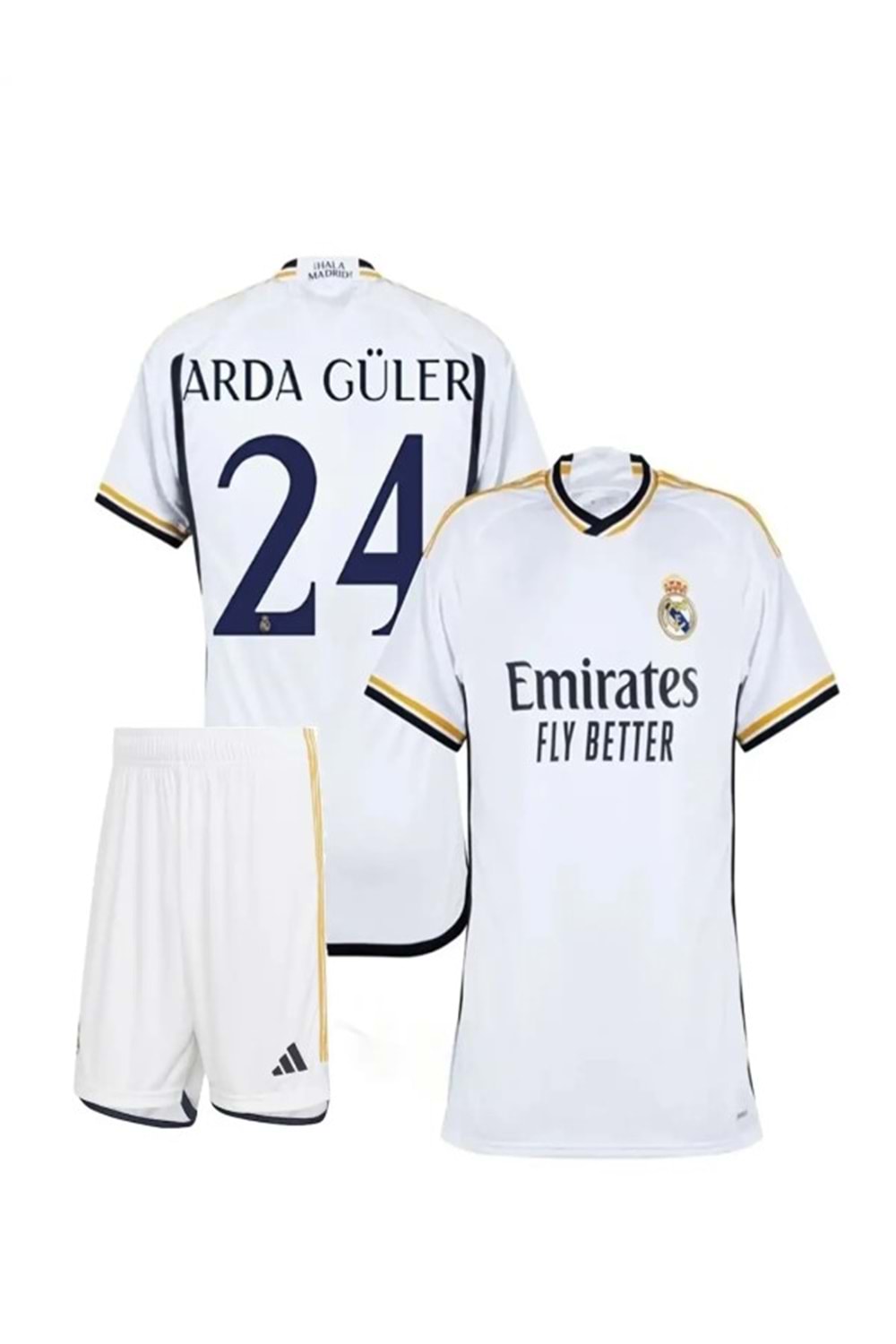 Real Madrid A00673 Arda Güler Çocuk Futbol Forması 2023/2024 - Beyaz - ST00673-Beyaz-116