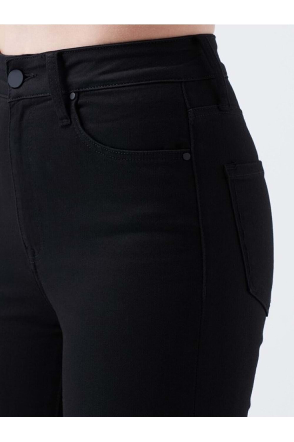Hacker Bella T513-920 Kadın Denim Likralı Kot Pantolon - T513 - Siyah