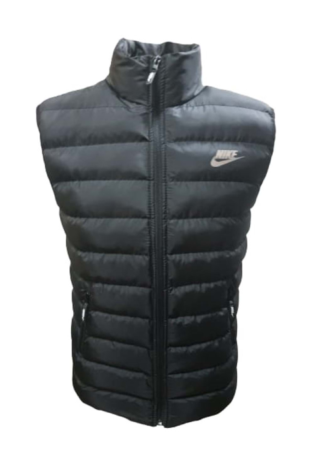 Nike N00844 Erkek Kapitone Şişme Yelek - Siyah - XXL