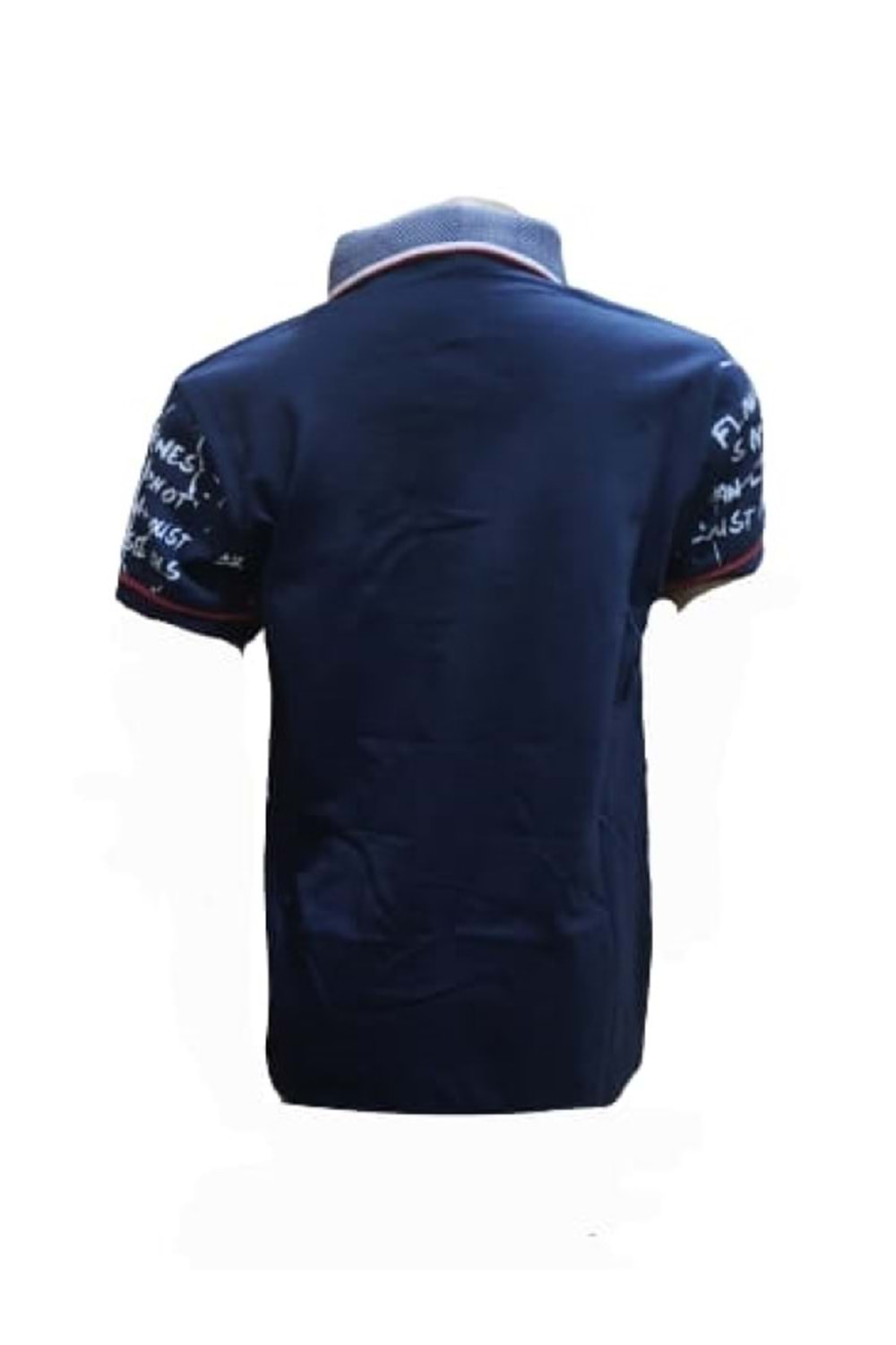 Petitox Çocuk Erkek Polo Yaka Baskılı T-shirt 3023 - Lacivert - 7 YAŞ