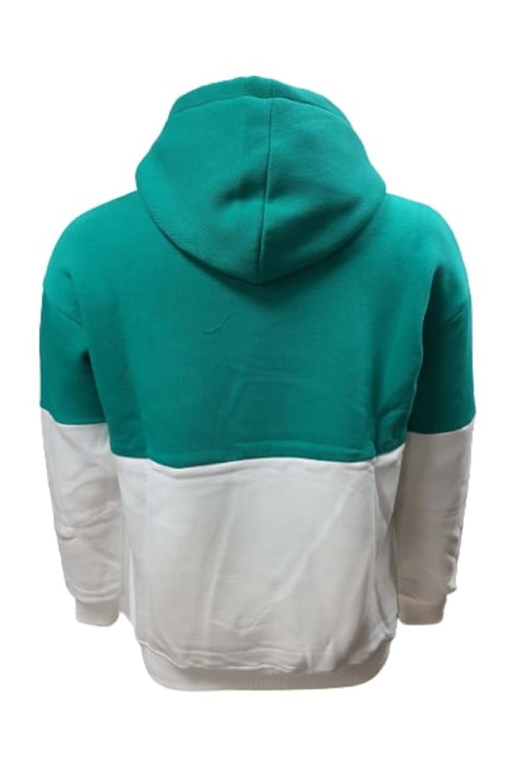 Tarz Cool T01215 Erkek Oversize Kapüşonlu Baskılı Üç İplik Sweatshirt - ST01215-Yeşil-M