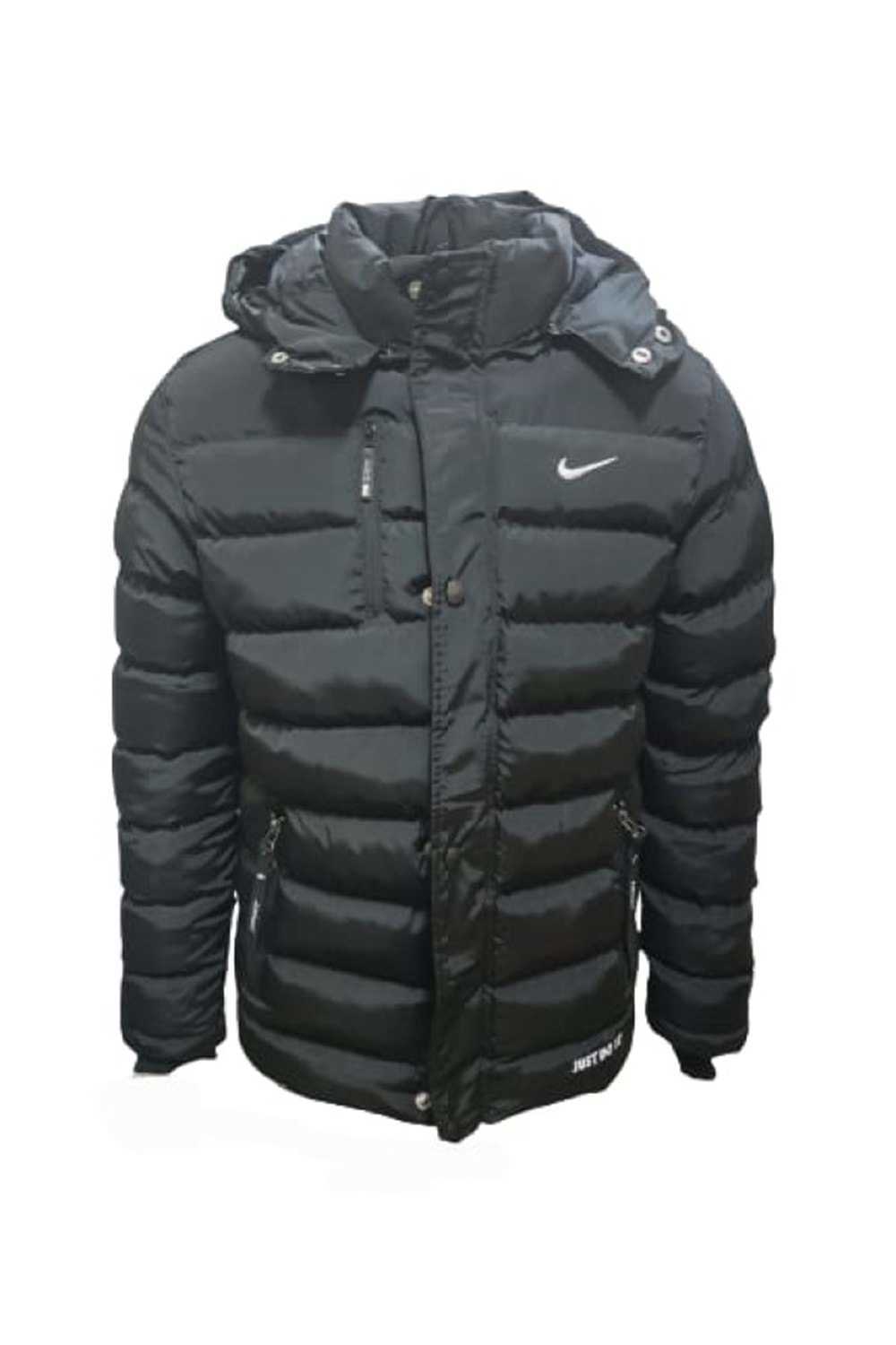 Nike Erkek Sportswear Şişme Kışlık Mont St01346 - Siyah - XL