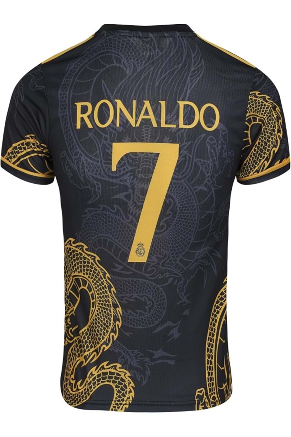 Real Madrid R01444 Dış Saha Cristiano Ronaldo Forma 2024-2025 - Siyah