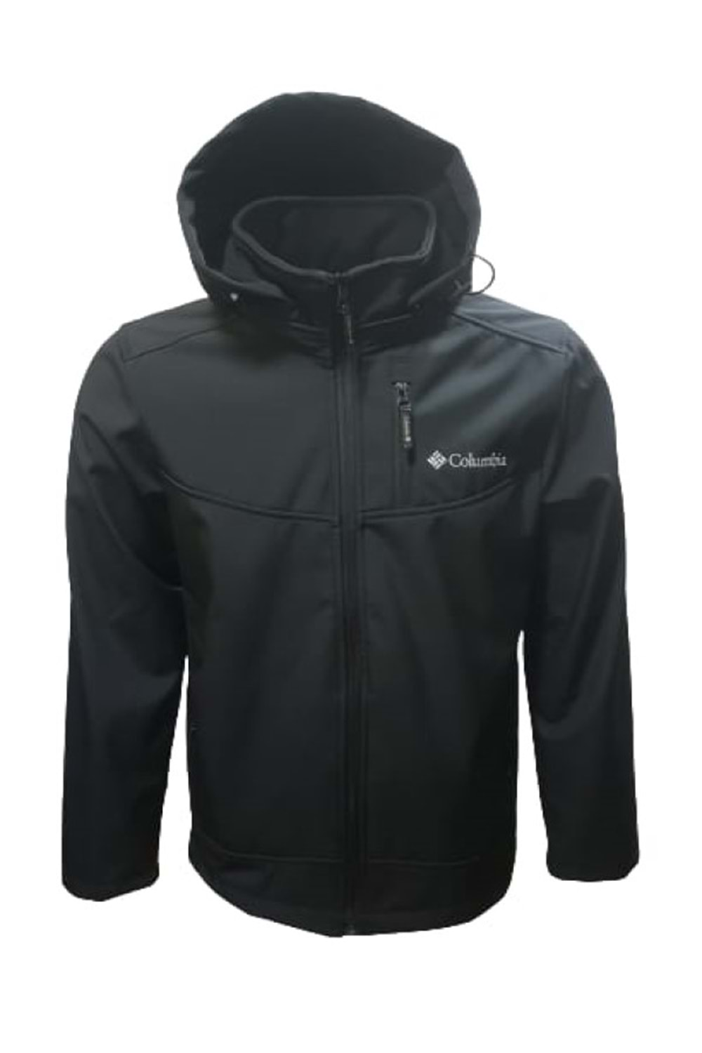 Columbia Erkek Softshell Kapüşonlu Mont C01517 - Siyah