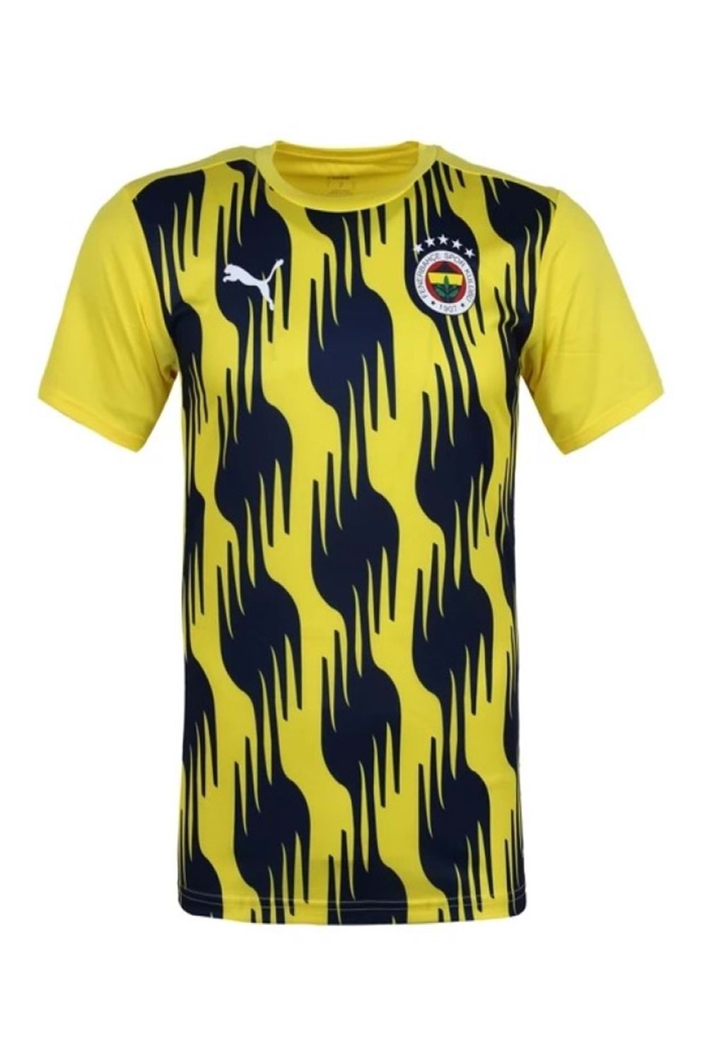 Fenerbahçe F01796 A Takım Seremonı Kısa Kol T-shirt 2024-2025 - Sarı - ST01796-Sarı-XXL