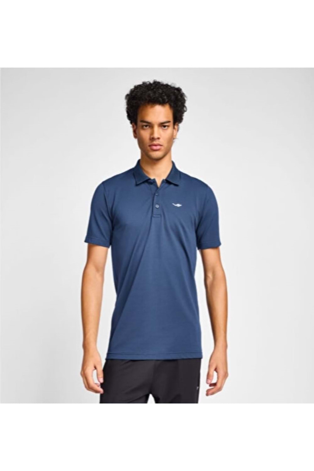 Lescon 25S-1275-25B Erkek Kısa Kol Polo Yaka T-Shirt - İndigo-M