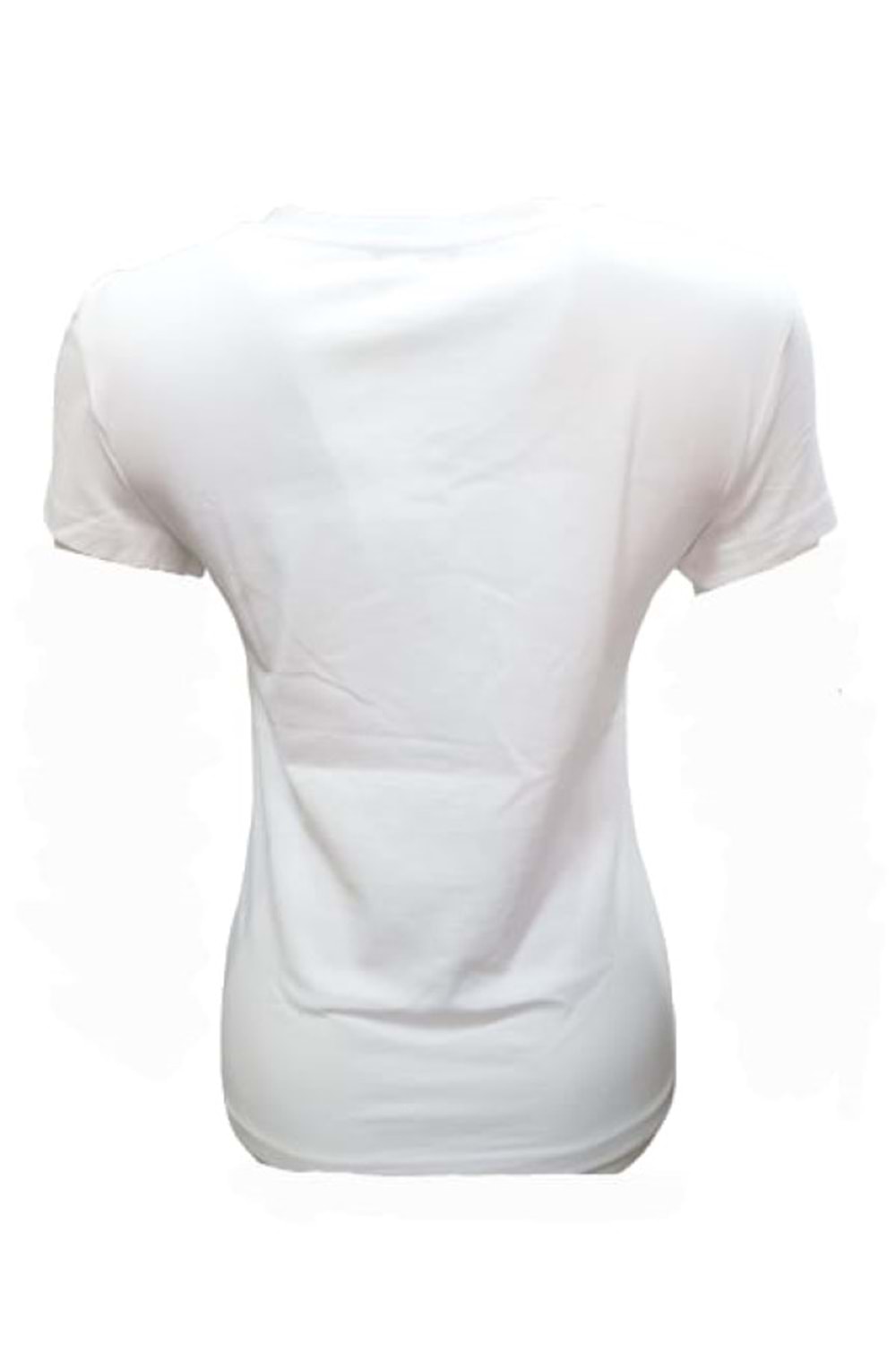 Nike Kadın Kısa Kol V Yaka T-shirt 22502 - Beyaz - XL