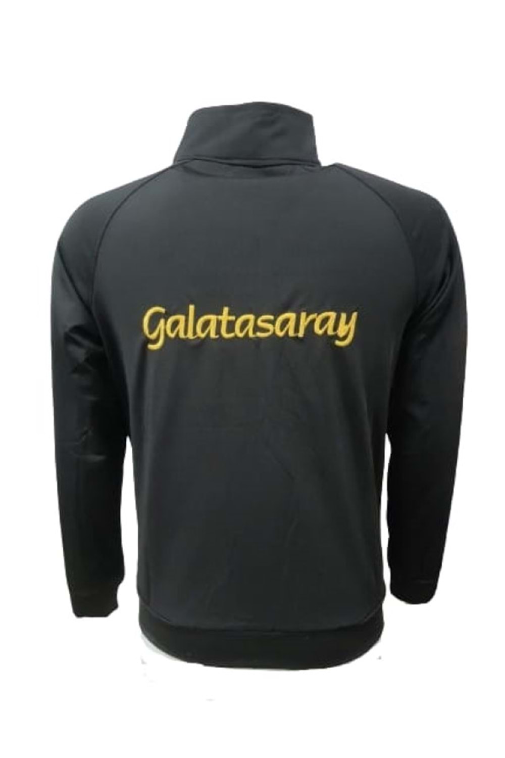 Galatasaray G02295 Erkek Dalgıç Sweatshirt Fermuarlı Antrenman Eşofman Üst - Siyah