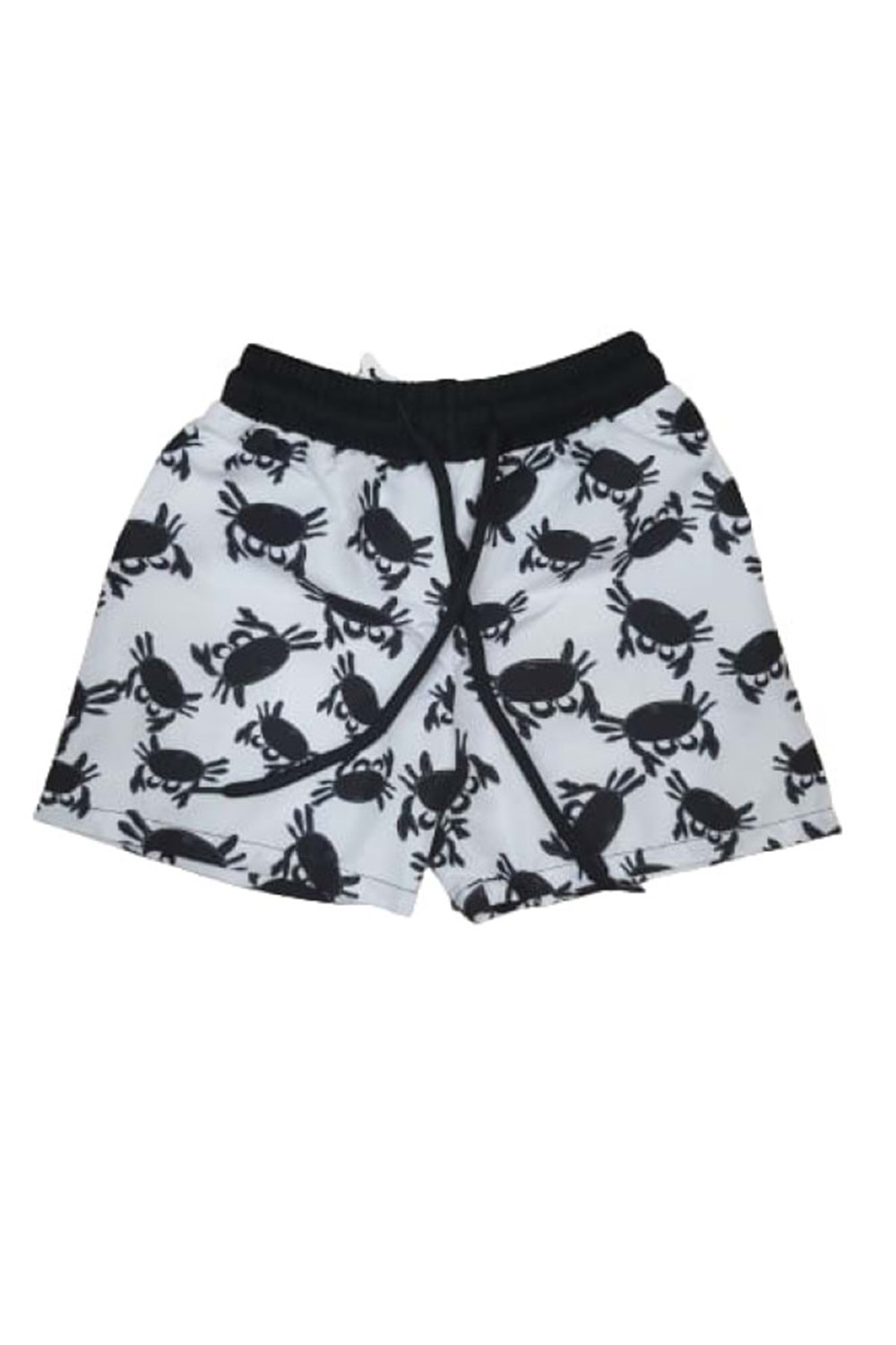 Naypes N02397 Çocuk Erkek Dijital Baskı Deniz Yüzme Şort. - Beyaz