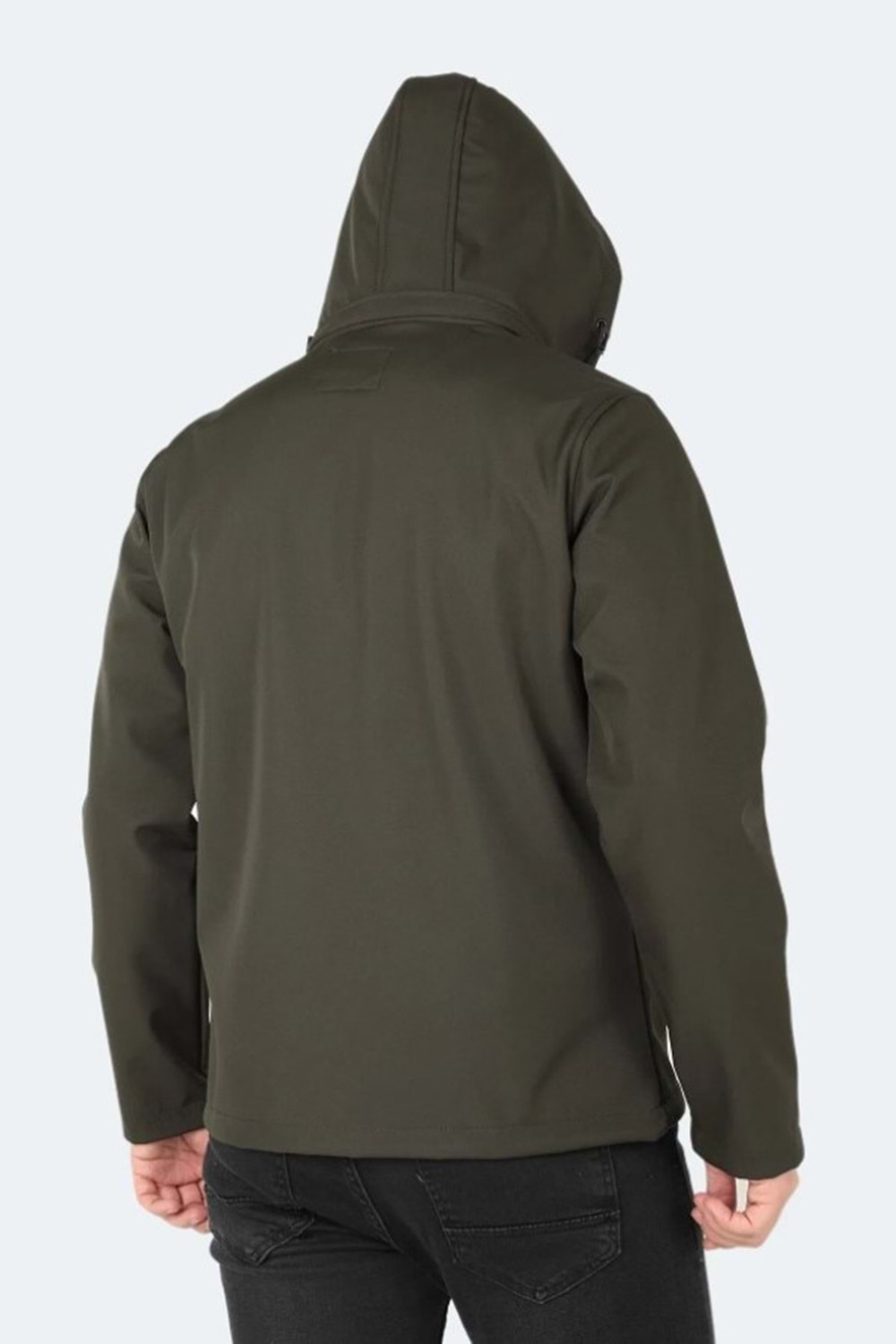 Slazenger ST21JE004 Ha-Yun Erkek Softshell Kapüşonlu Mont & Kaban - Slazenger - Haki