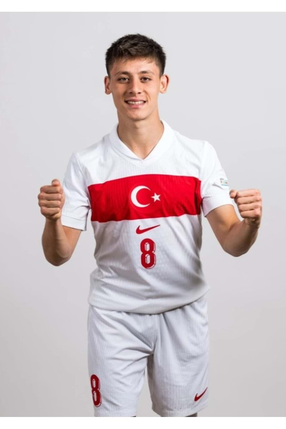 Türkiye T02623 Milli Takım Arda Güler 8 Forması Euro 2024 - Umut - Beyaz