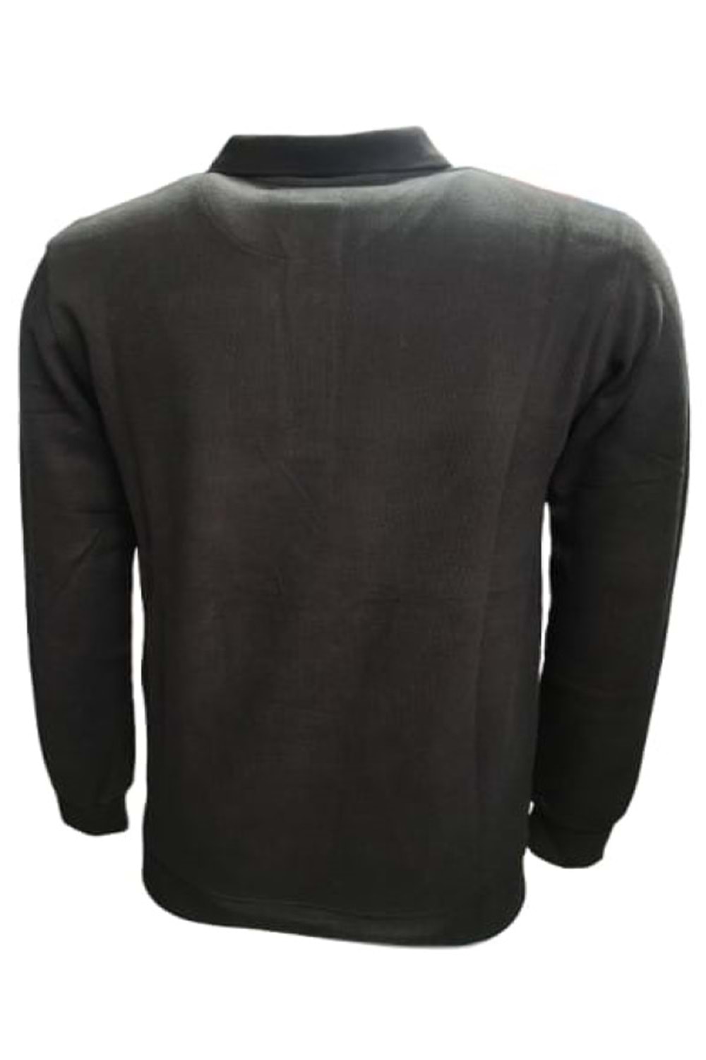 Rey Polo R02705 Erkek Basic Selanik Polo Yaka Sweatshirt - Rey Polo - Kahverengi