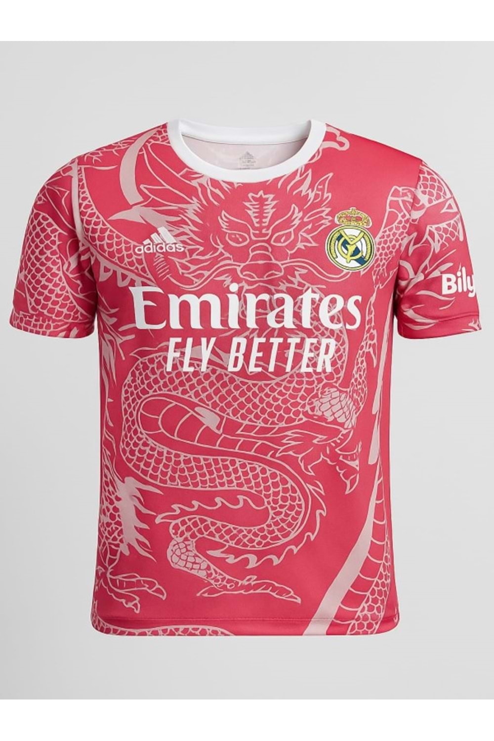 Real Madrid R02845 Mbappe Dragon Desenli Özel Konsept Forması - Pembe - ST02845-Pembe-116