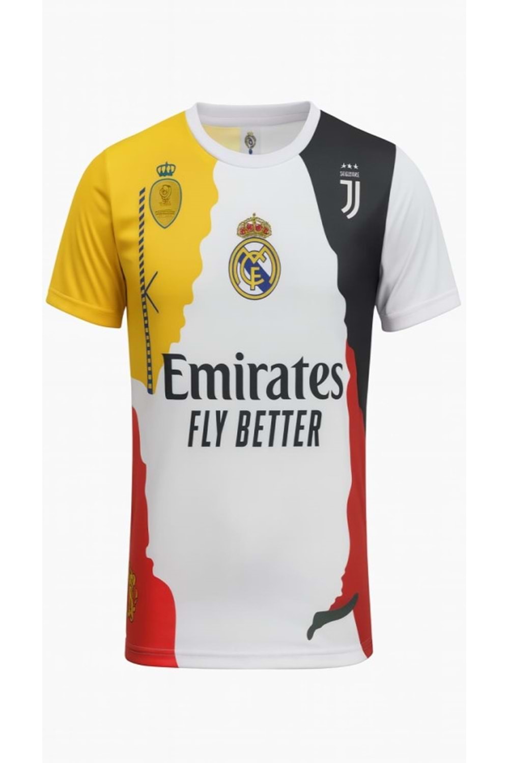 Cristiano Ronaldo C02853 7 Özel Tasarım Forması Tüm Kulüpler - Beyaz - ST02853-Beyaz-S