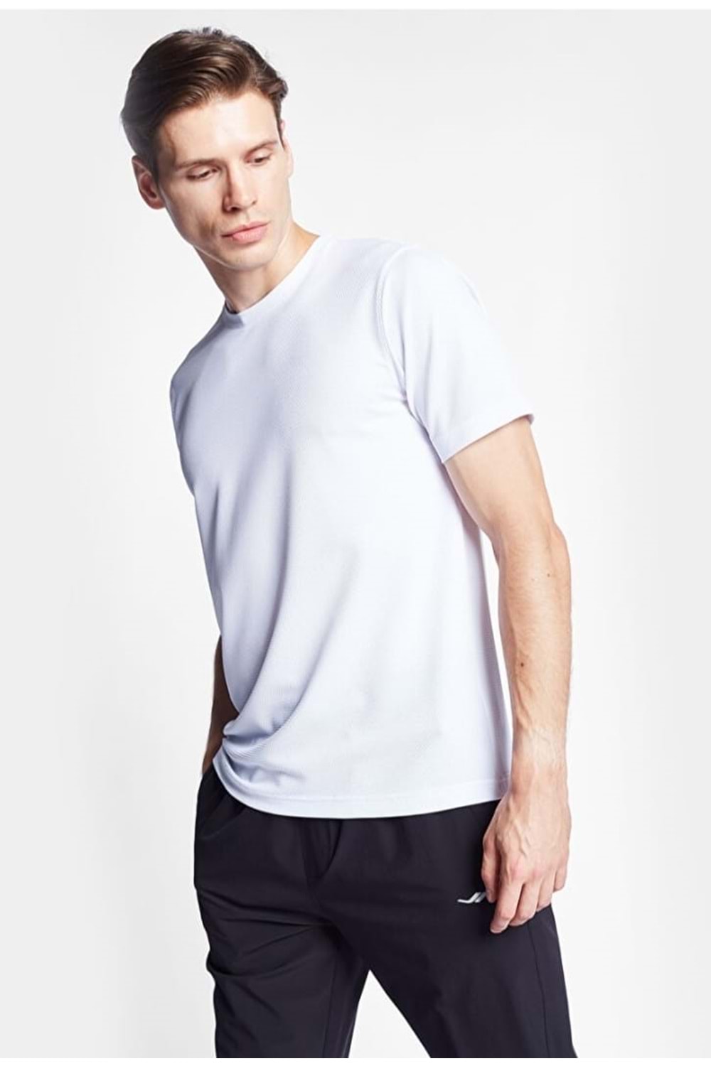 Lescon 26S-1298-26B Erkek Kısa Kol T-Shirt - Beyaz - ST03042-Beyaz-L