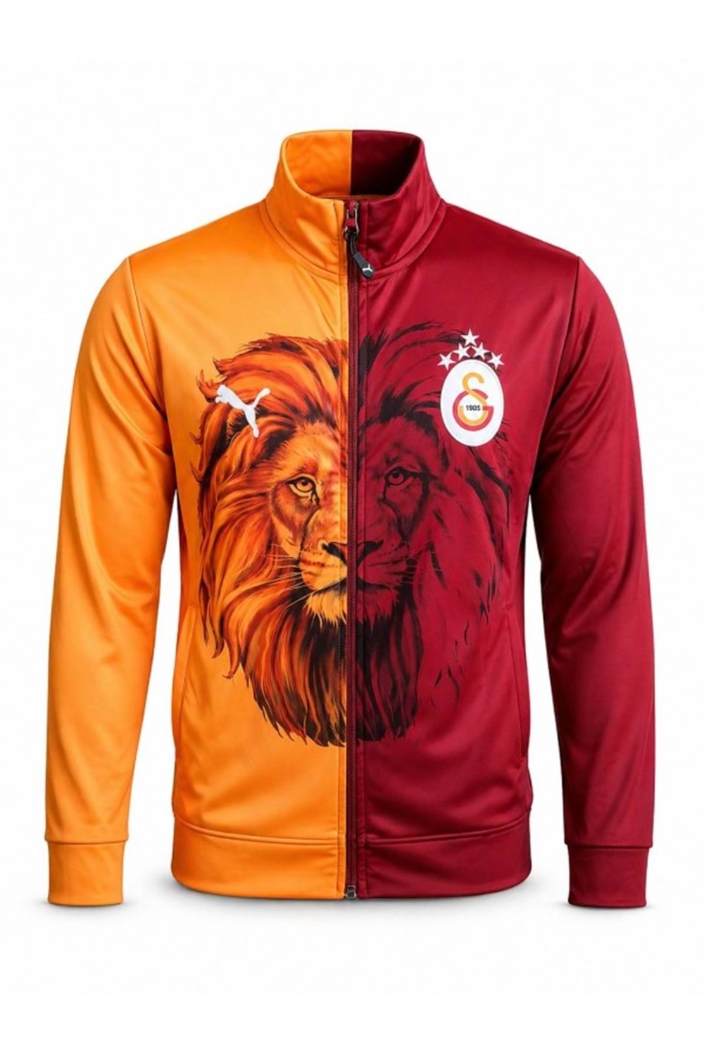 Puma P03241 Gs Dalgıç Kumaş İçi Hafif Pamuklu Sweatshirt - Kırmızı
