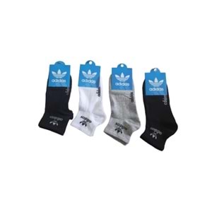 Adidas Erkek Pamuklu Patik Çorap (4 Paket) A 00021