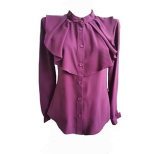 Bahar Butik 0152 Kadın Şifon Gömlek Bluz