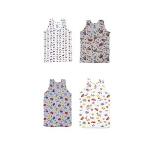 Ceylanoğlu C-346 Erkek Çocuk Empirme Likralı Atlet ( 3 lü Paket )