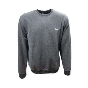 Nike N1090 Erkek Büyük Beden İki İplik Sıfır Yaka Sweatshirt