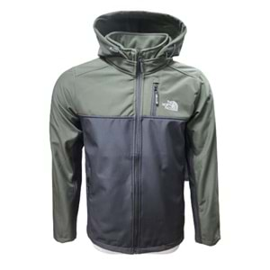 The North Face T01465 Erkek Parçalı Softshel Kapüşonlu Mont