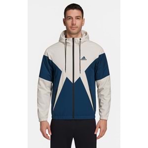 Adidas A03471 Erkek The Run Rain Kapüşonlu Yağmurluk