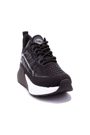 Gamelu 23Yz Nice Kadın Sneakers Keten Spor Ayakkabı - Siyah - ST00169-Siyah-37