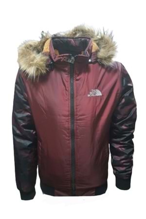 Doxger The Best World Erkek Kürklü Mont 6053 - 6053 - Bordo - XL