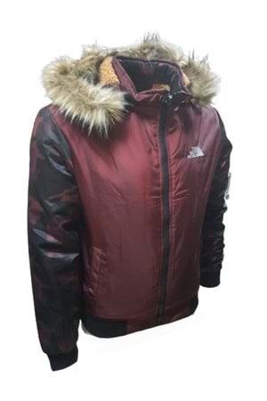 Doxger The Best World Erkek Kürklü Mont 6053 - 6053 - Bordo - XL