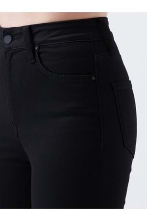 Hacker Bella T513-920 Kadın Denim Likralı Kot Pantolon - T513 - Siyah