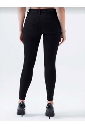 Hacker Bella T513-920 Kadın Denim Likralı Kot Pantolon - T513 - Siyah