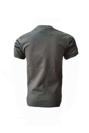 Petitox Çocuk Erkek Baskılı T-shirt 4003 - Haki - 9 YAŞ