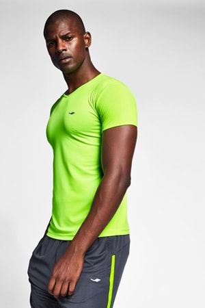 Lescon 23S-1221-23B Kısa Kol T-Shirt. - Yeşil