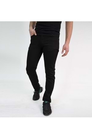 Hacker Erkek Denim Slim Kot Pantolon Tom S1024-856 - Siyah