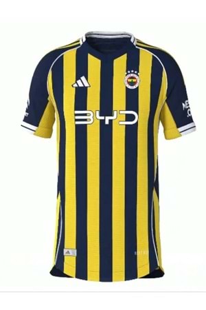 Fenerbahçe F01293 İç Saha Çubuklu Forma 2025-2026 - Fenerbahçe - Sarı - ST01293-Sarı-S