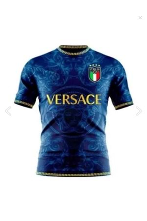 İtalya İ01457 Özel Tasarım Konsept Yetişkin Futbol Forması 2023/2024 - İ01457 - Mavi