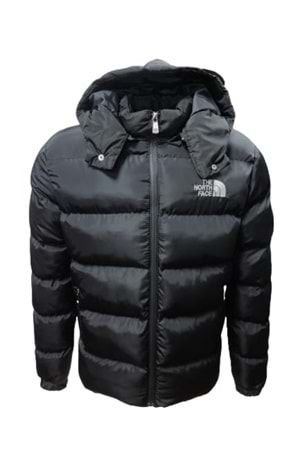 The North Face T01488 Erkek Sportswear Şişme Kışlık Mont - Siyah