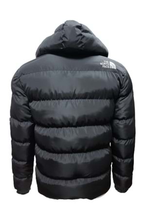 The North Face T01488 Erkek Sportswear Şişme Kışlık Mont - Siyah