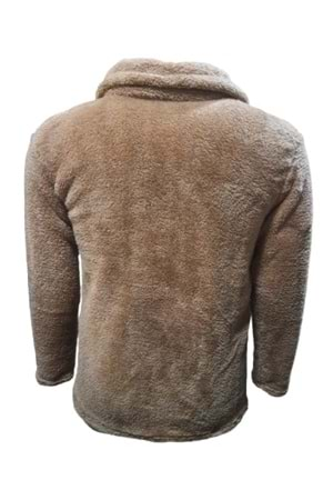 Mtn Erkek Peluş Çeket Sweatshirt St01538 - Açık Kahverengi