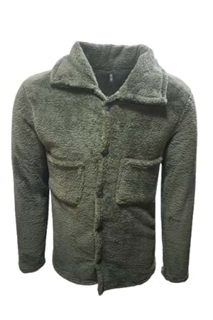 Mtn Erkek Peluş Çeket Sweatshirt St01538 - Haki